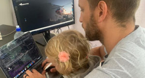 Working from home with a little one